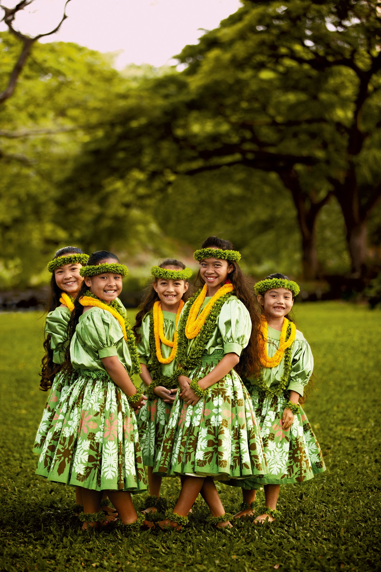 Group of young dancers
