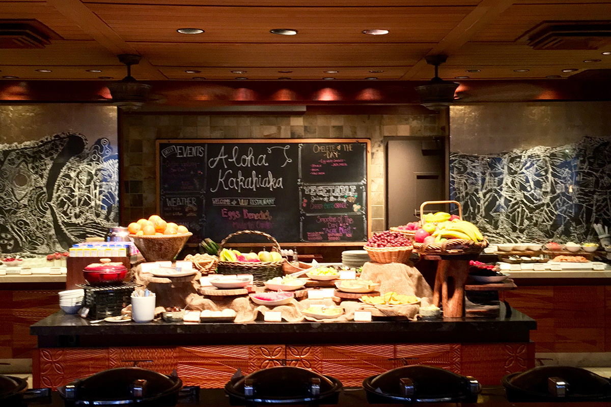 A glorious spread at the ULU Ocean Grill breakfast buffet.